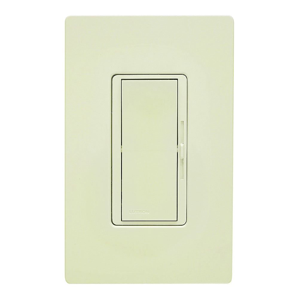Lutron Diva DVW-600PH-LA Dimmer, 220/240 V, 600 W, Halogen, Incandescent Lamp, Light Almond