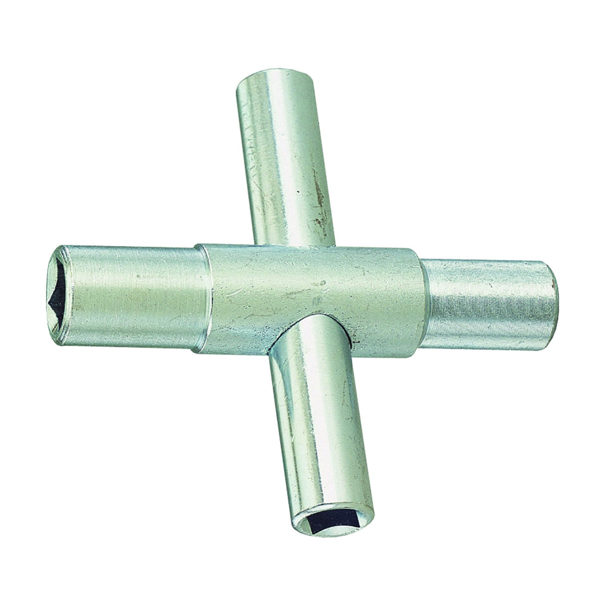 ProSource T154-3L 4-Way Silcock Key, Square Head, Bar Handle, 3 in L