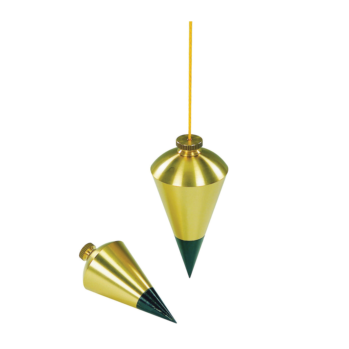 STANLEY 47-974 Plumb Bob, 16 oz, Brass, Lacquered