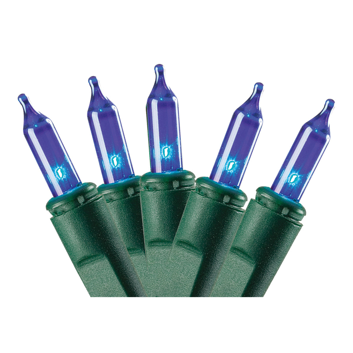 Hometown Holidays U10Y082D Light Set, Christmas, 120 V, 40.8 W, 100-Lamp, Incandescent Lamp, Blue Lamp, 21.96 ft L