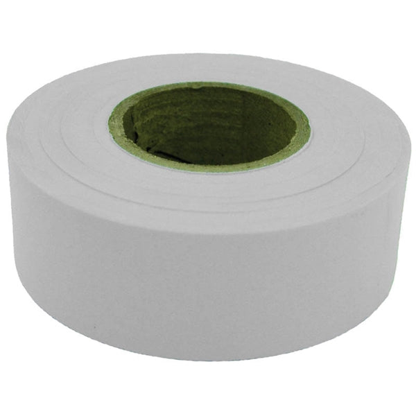 CH Hanson 17020 Flagging Tape, 300 ft L, 1-3/16 in W, White, Polyethylene