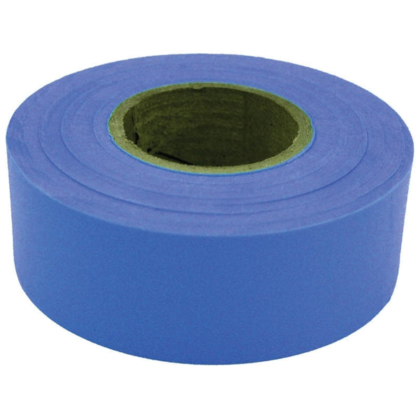 CH Hanson 17023 Flagging Tape, 300 ft L, 1-3/16 in W, Blue, Polyethylene