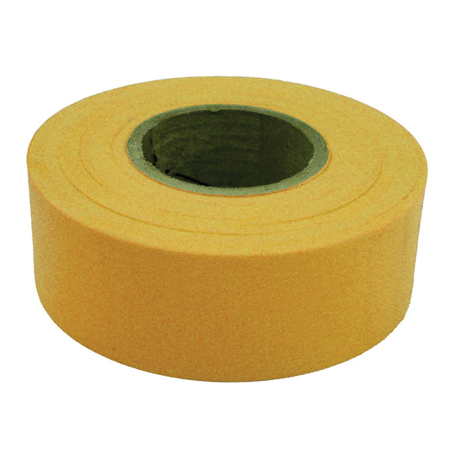 CH Hanson 17024 Flagging Tape, 300 ft L, 1-3/16 in W, Yellow, Polyethylene