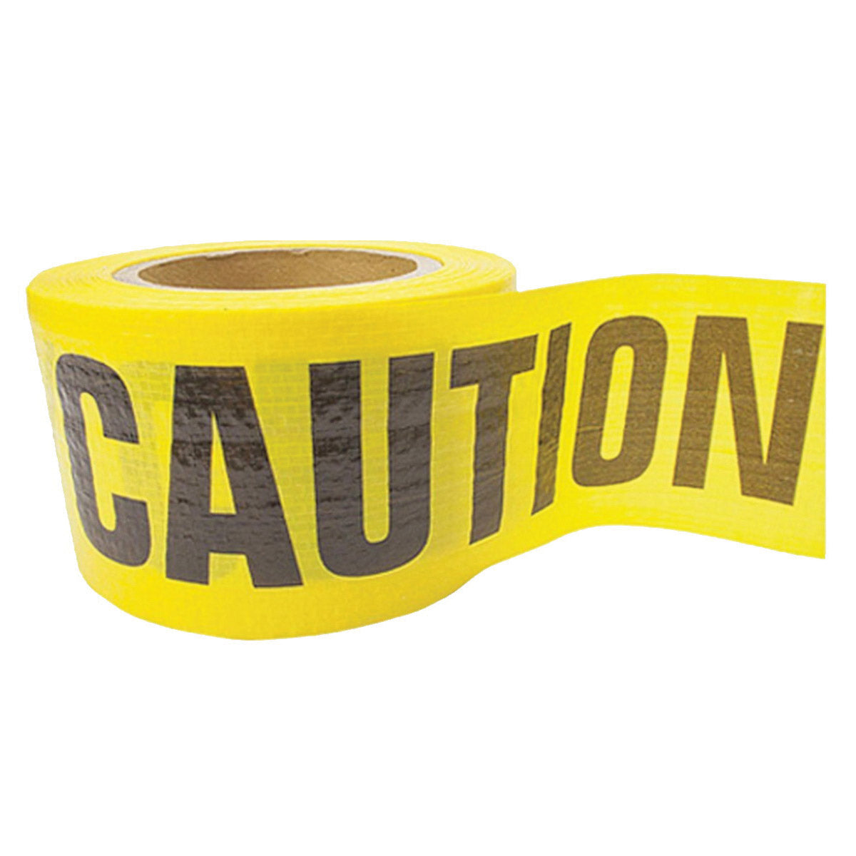 CH Hanson 16030 Reinforced Barricade Tape, 500 ft L, 3 in W, Yellow, Polyethylene