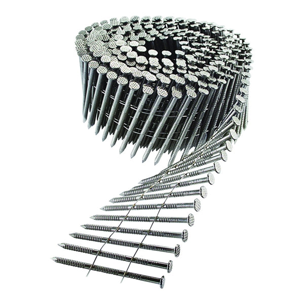 Simpson Strong-Tie S13A175SNC Siding Nail, 1-3/4 in L, 13 Gauge, Stainless Steel, Full Round Head, Annular-Ring Shank