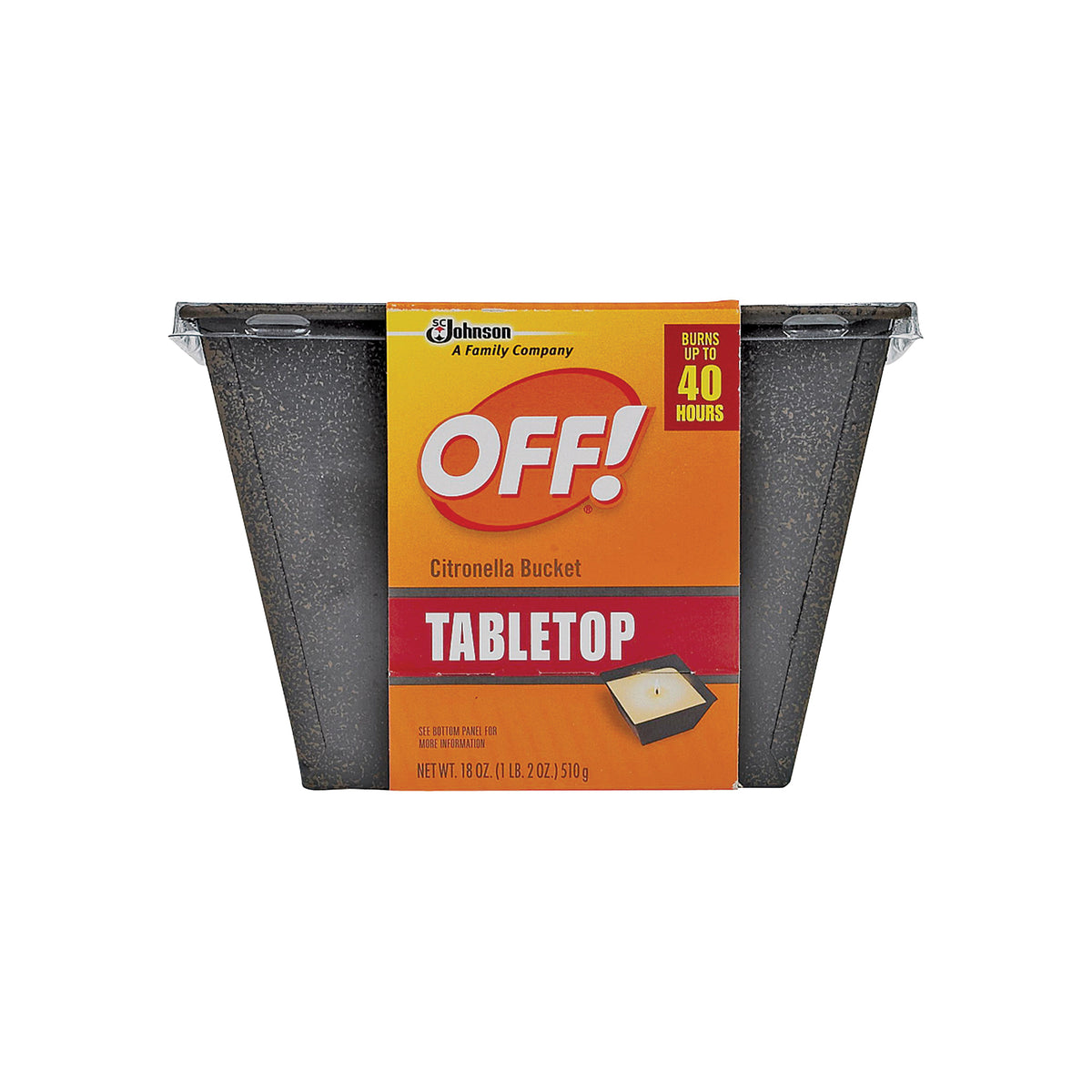 OFF! 70801 Citronella Bucket, White, Pleasant, 18 oz Bucket