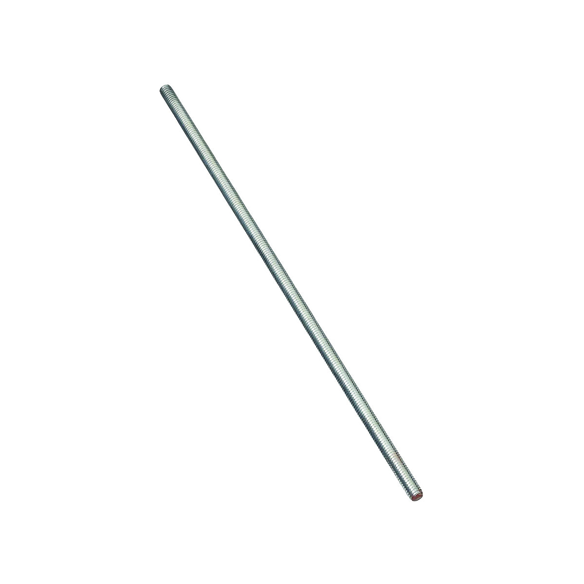 Stanley Hardware N179-424 Threaded Rod, 5/16-18 Thread, 24 in L, A Grade, Steel, Zinc, UNC Thread