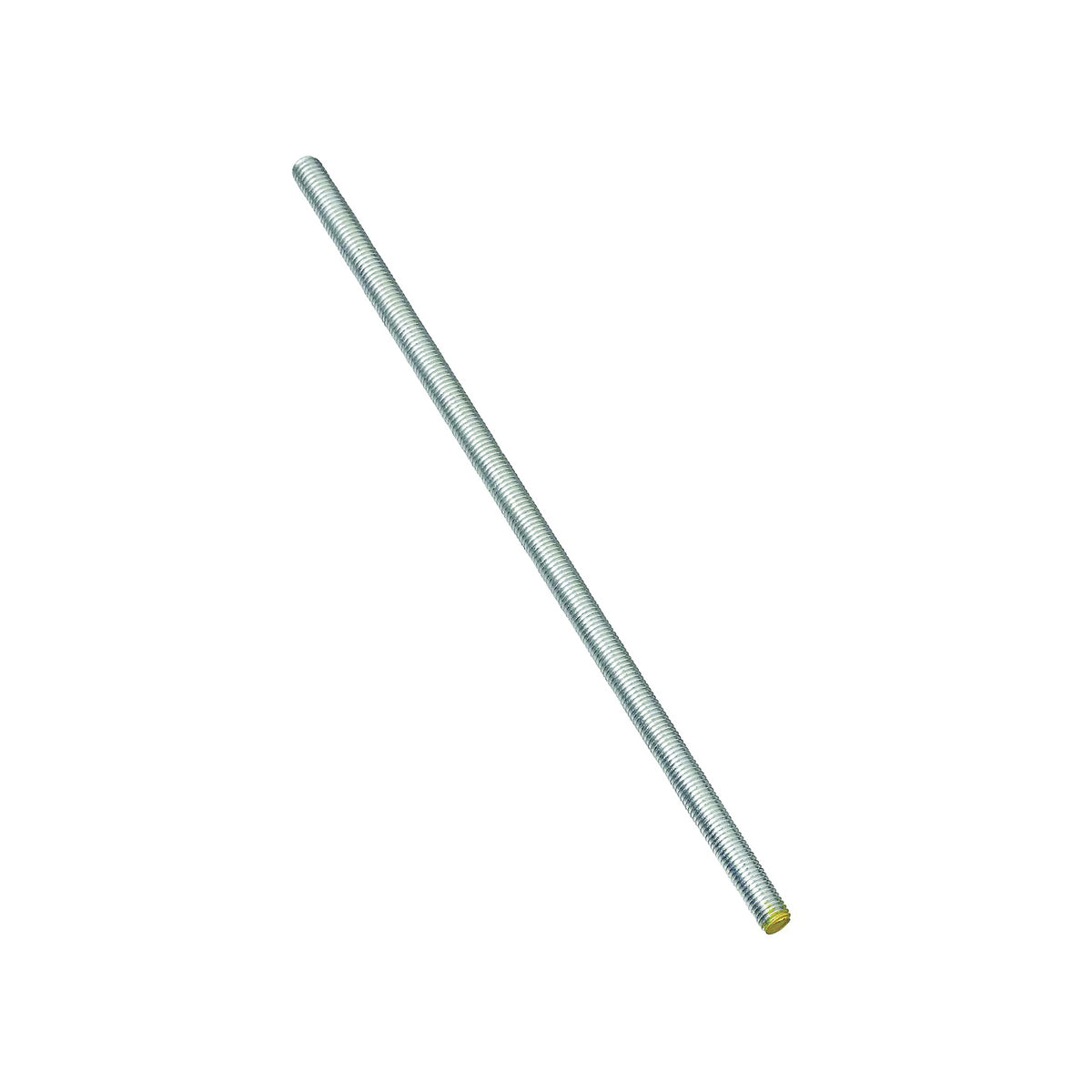 Stanley Hardware N179-432 Threaded Rod, 3/8-16 Thread, 24 in L, A Grade, Steel, Zinc, UNC Thread