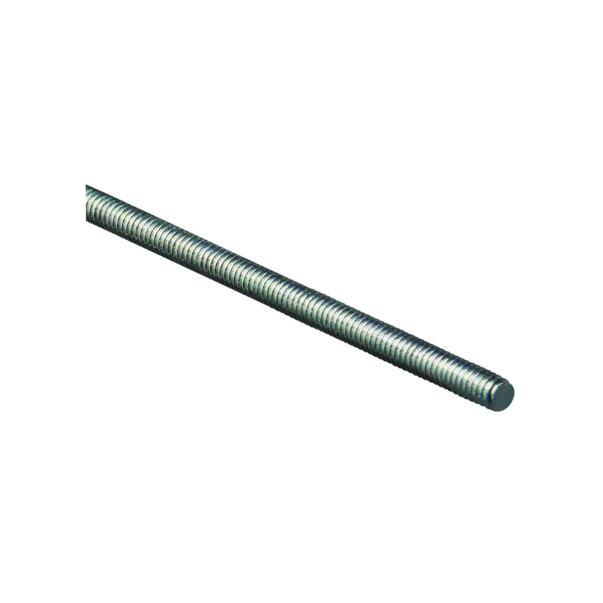 Stanley Hardware 179499 Threaded Rod, 1/4-20 Thread, 36 in L, A Grade, Steel, Zinc, UNC Thread