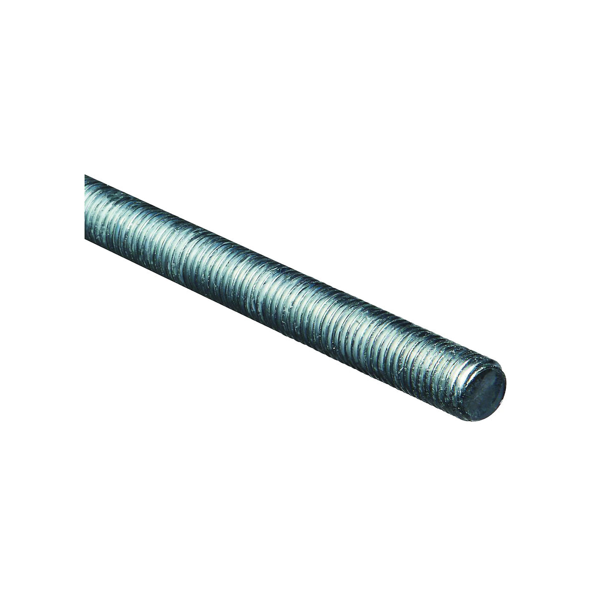 Stanley Hardware N179-549 Threaded Rod, 5/8-11 Thread, 36 in L, A Grade, Steel, Zinc, UNC Thread