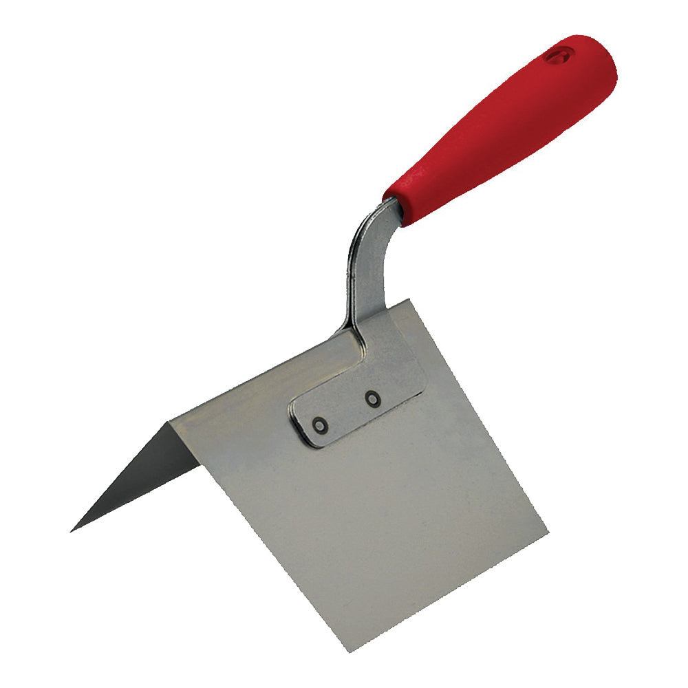 Marshalltown OS751 Corner Trowel, Stainless Steel Blade, Comfort Grip Handle