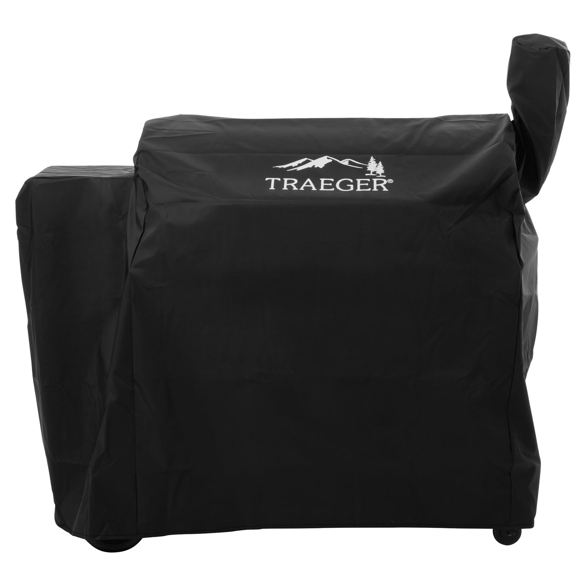 Traeger BAC380 Grill Cover, 22 in W, 24 in H, Hydrotuff, Black