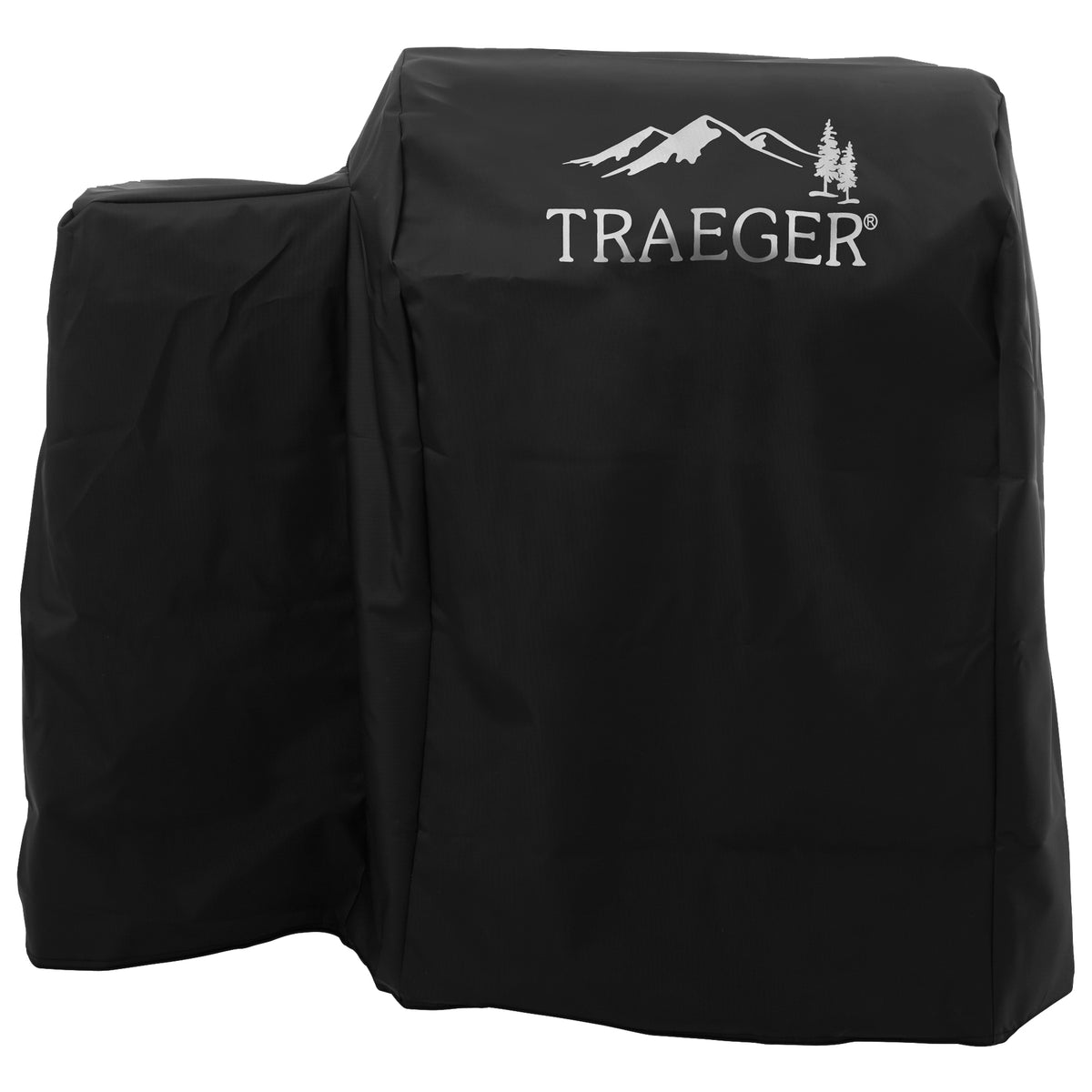 Traeger BAC374 Grill Cover, 22 in W, 22 in H, Hydrotuff, Black