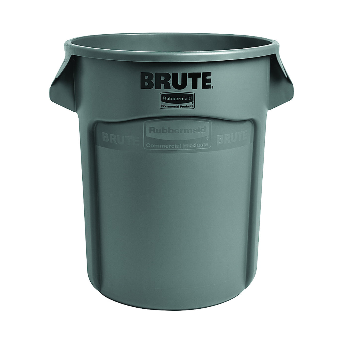 Rubbermaid 262016GRAY Trash Container, 20 gal Capacity, Plastic, Gray