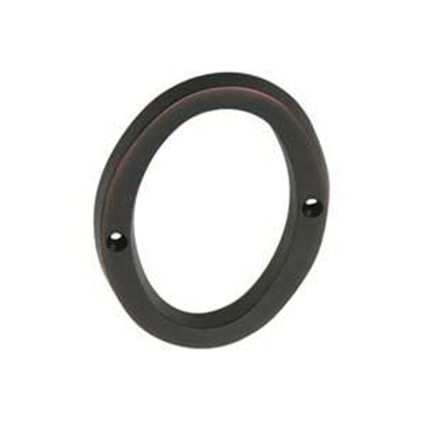 Schlage SC2-3006-716 House Number, Character: 0, 4 in H Character, Bronze Character, Brass