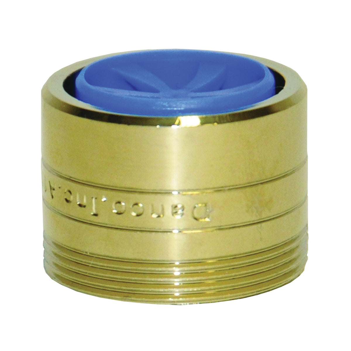 Danco 10478 Faucet Aerator, 15/16-27 x 55/64-27 Male x Female Thread, Brass, Polished Brass, 1.5 gpm