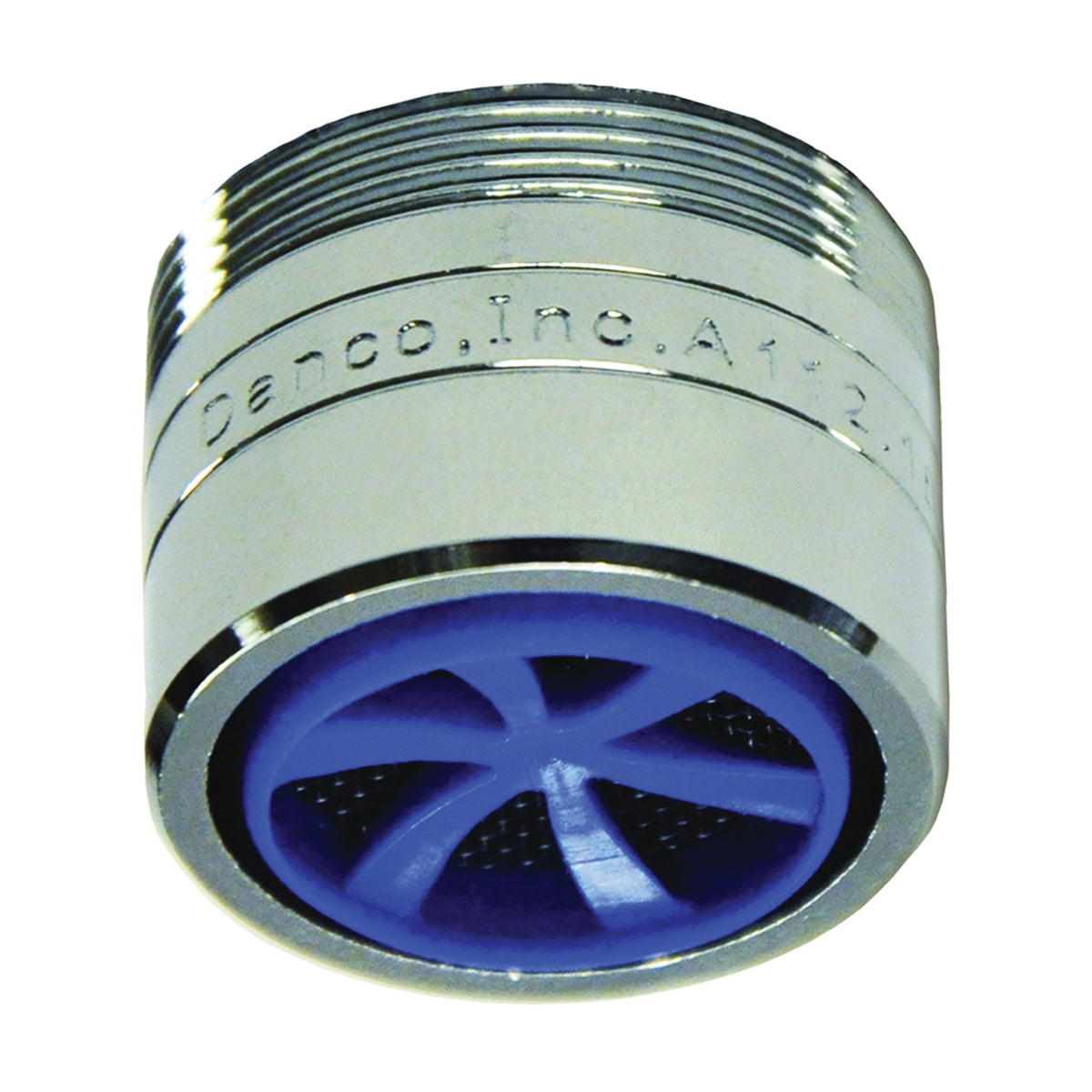 Danco 10486 Faucet Aerator, 15/16-27 x 55/64-27 Male x Female Thread, Brass, Chrome Plated, 1.5 gpm