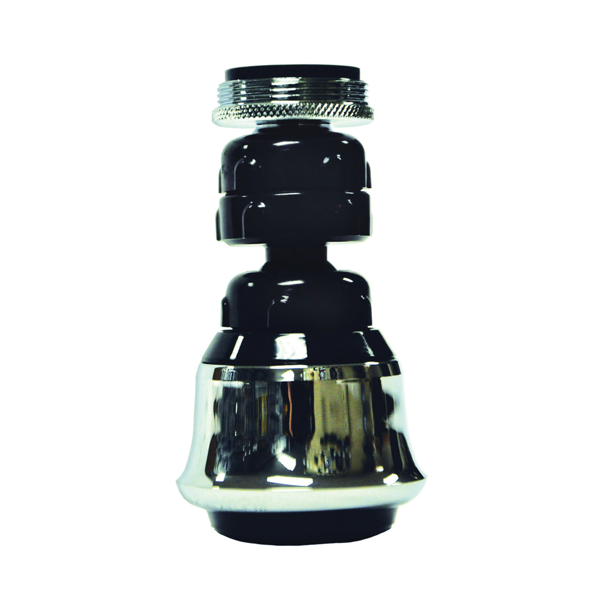 Danco 10500 Swivel Sprayrator, 15/16-27 x 55/64-27 Male x Female Thread, Plastic, Chrome Plated, 1.5 gpm