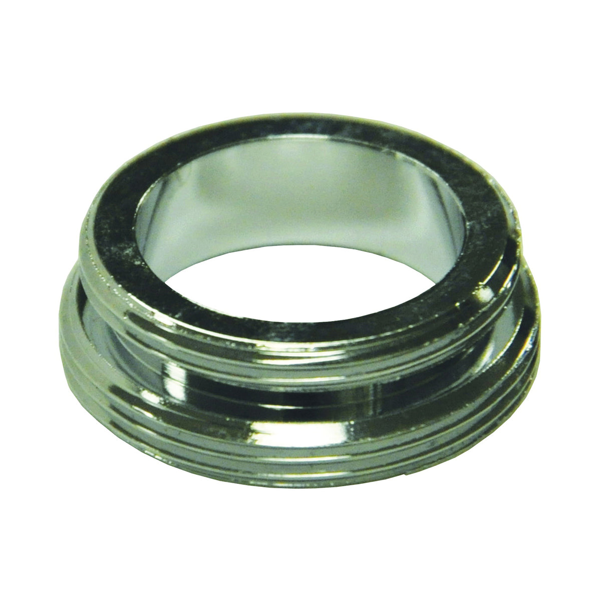 Danco 10520 Aerator Adapter, 15/16-27 x 55/64-27 in, Male, Brass, Chrome Plated