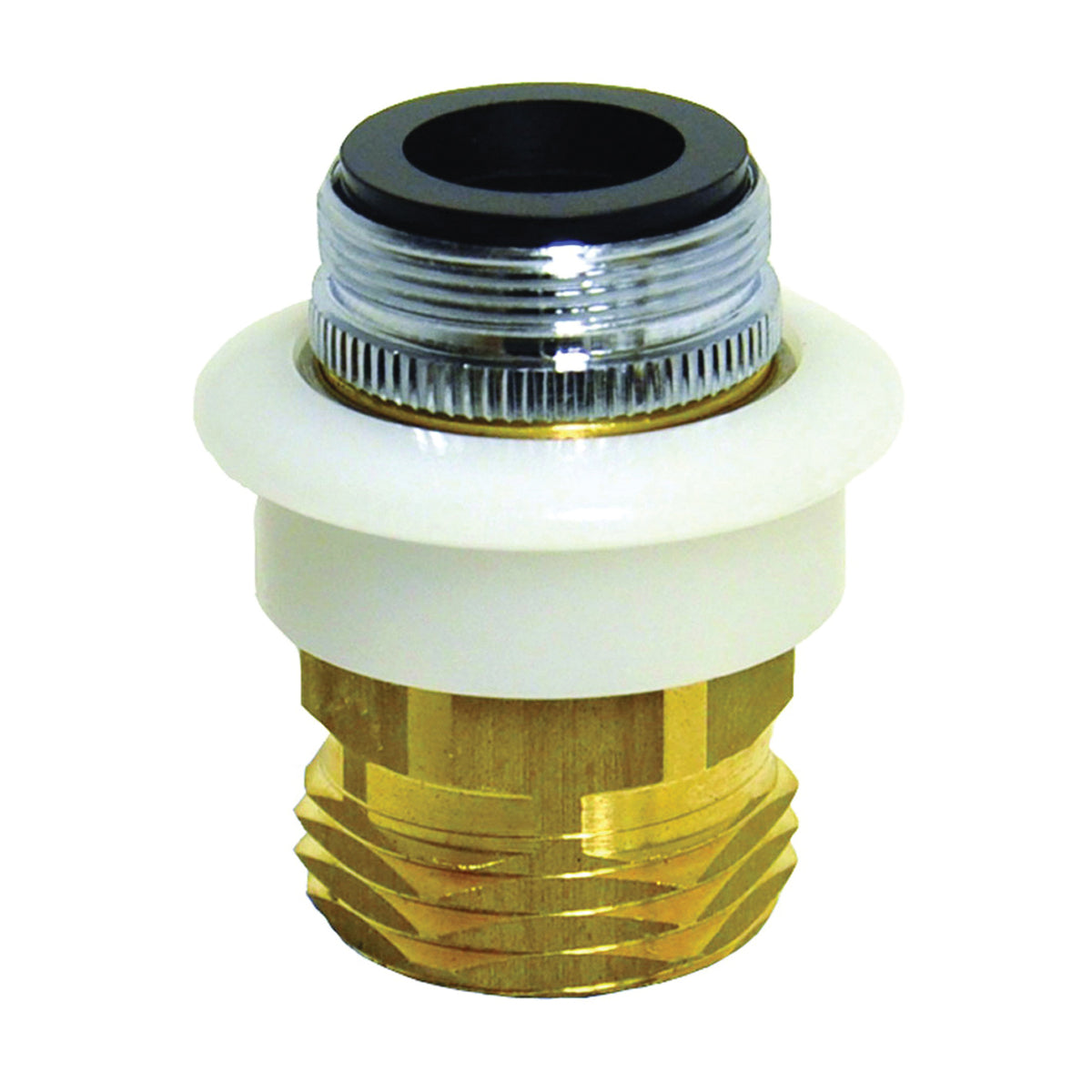 Danco 10521 Dishwasher Adapter, 15/16-27 x 55/64-27 x 3/4 in in, Male/Female x GHTM, Brass, Chrome Plated