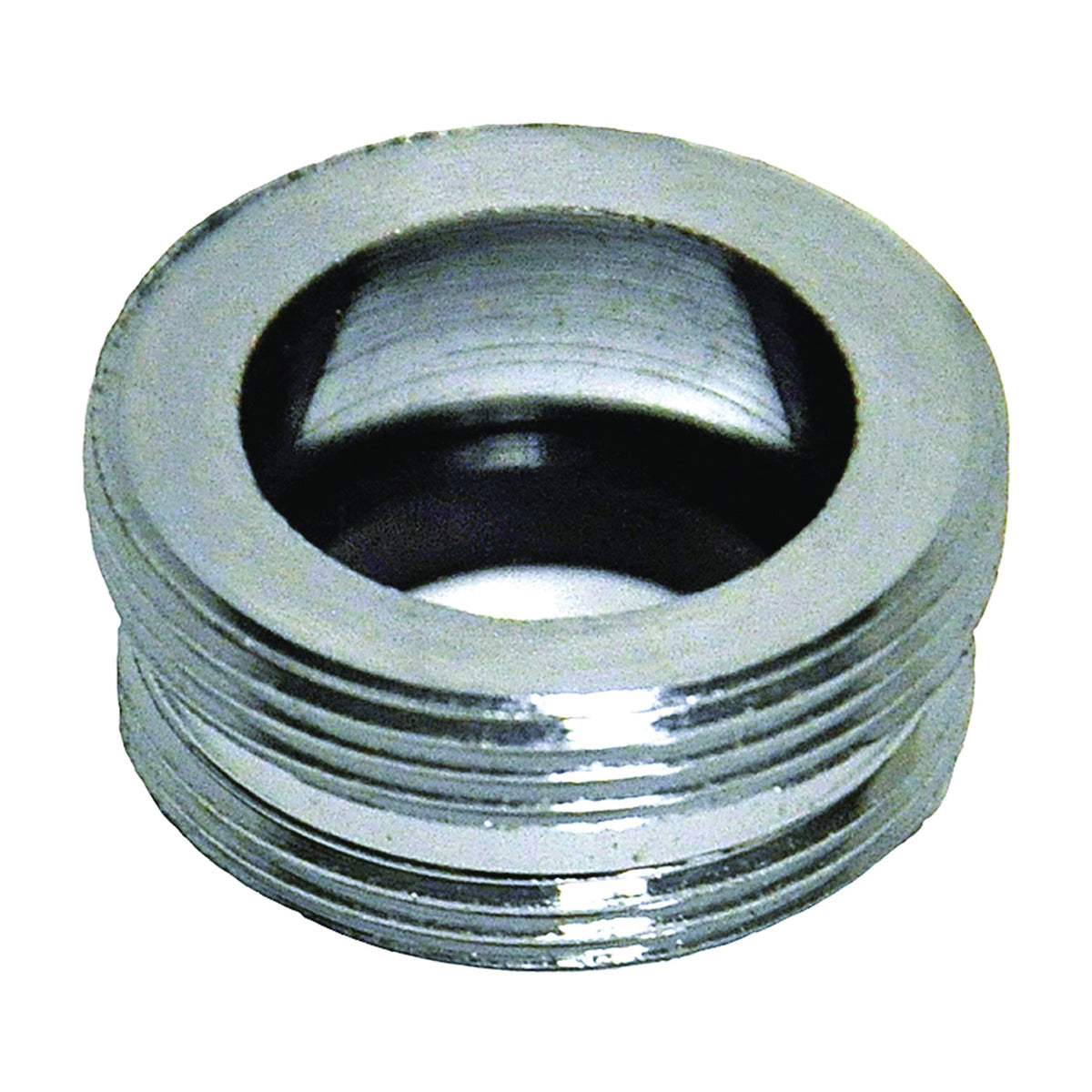 Danco 10508 Aerator Adapter, 55/64-27 x 13/16-27 in, Male, Brass, Chrome Plated