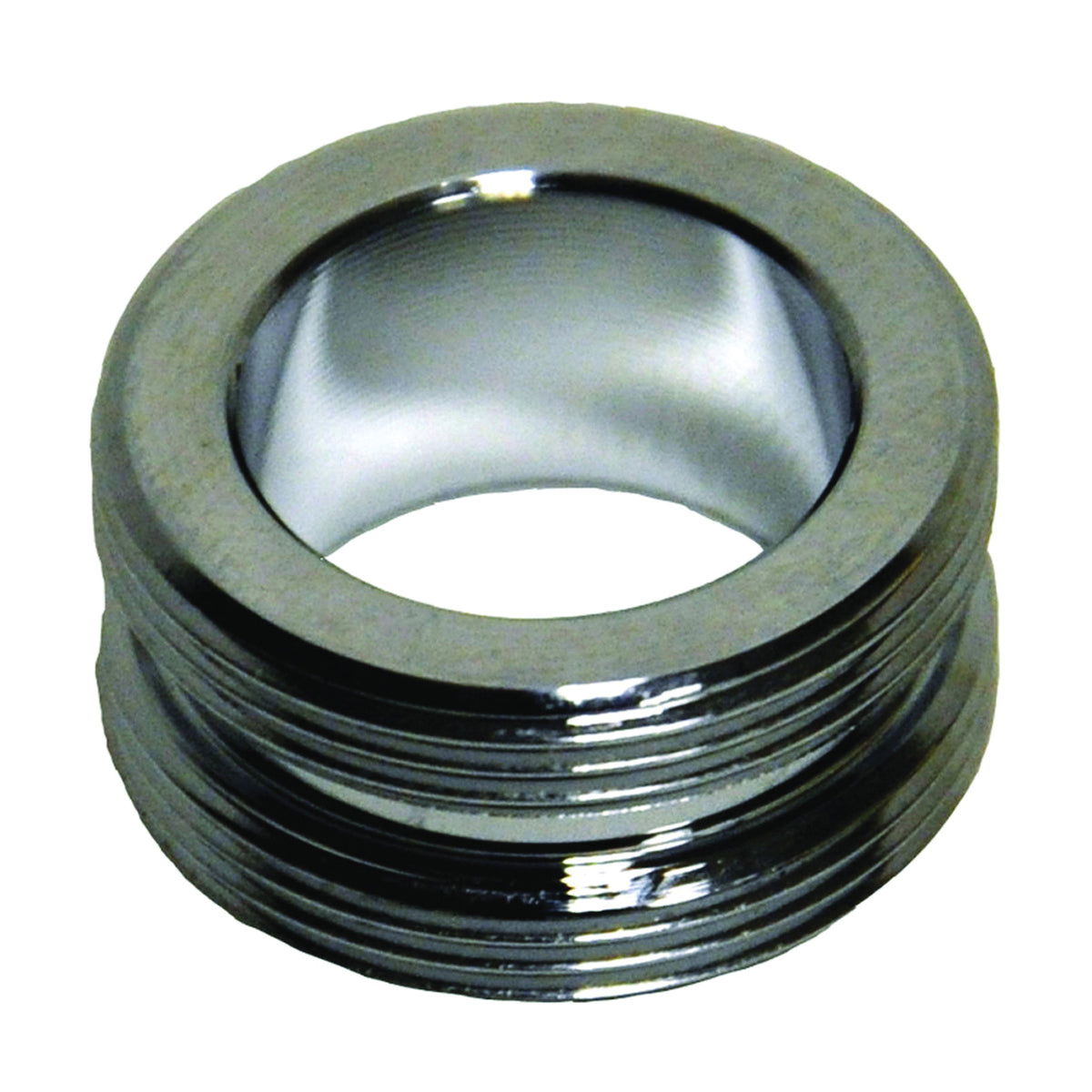Danco 10525 Aerator Adapter, 55/64-27 in, Male, Brass, Chrome Plated