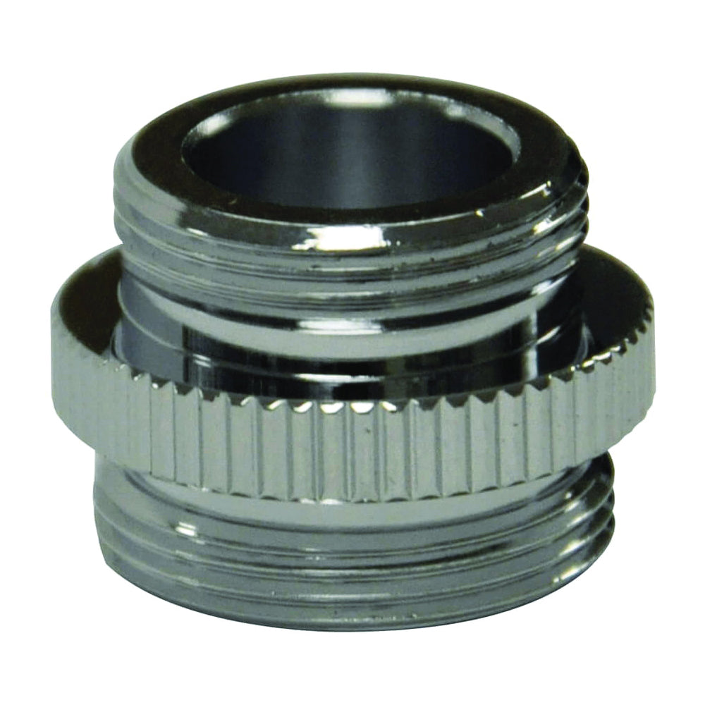 Danco 10516 Dishwasher Aerator Adapter, 3/8-18 x 55/64-27 in, IPSM x Male, Brass, Chrome Plated