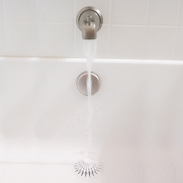 Danco 10771 Bathtub Hair Catcher, Plastic, White