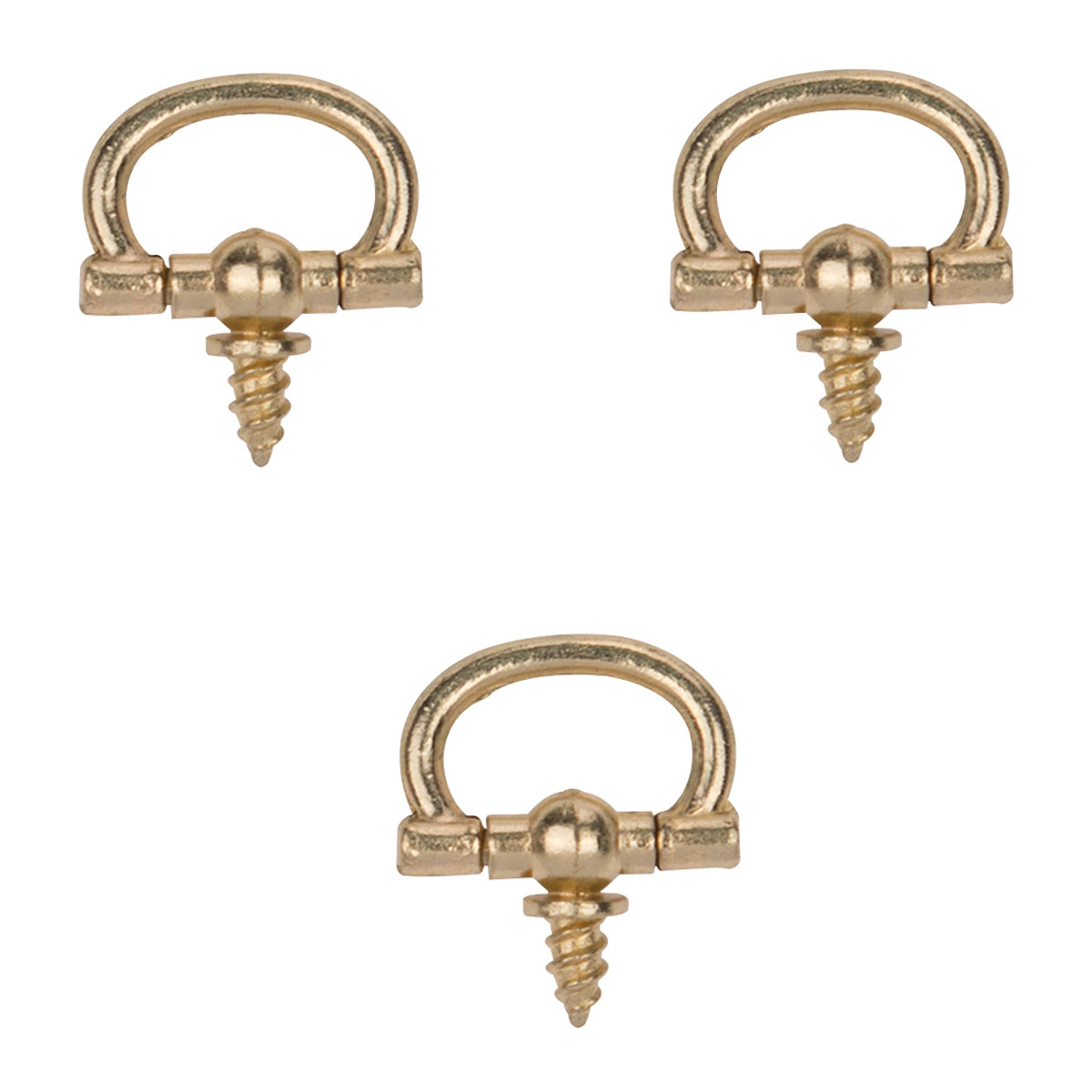 ProSource PH-122321-PS Frame Hanger, 2 lb, Brass, Polished Brass, Brass, 5/8 in Opening, Screw Mounting