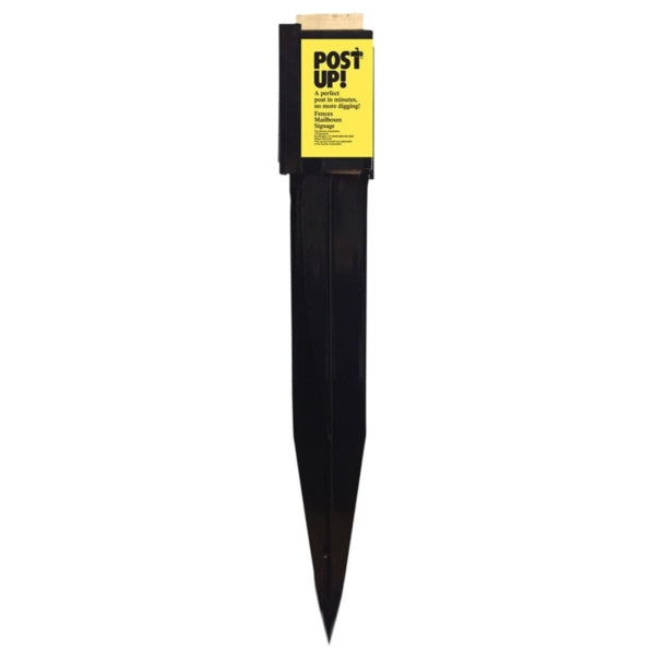 Gordon PU-00424 Post Up Anchor, 4 x 4 in Post/Joist, Steel, Matte Black