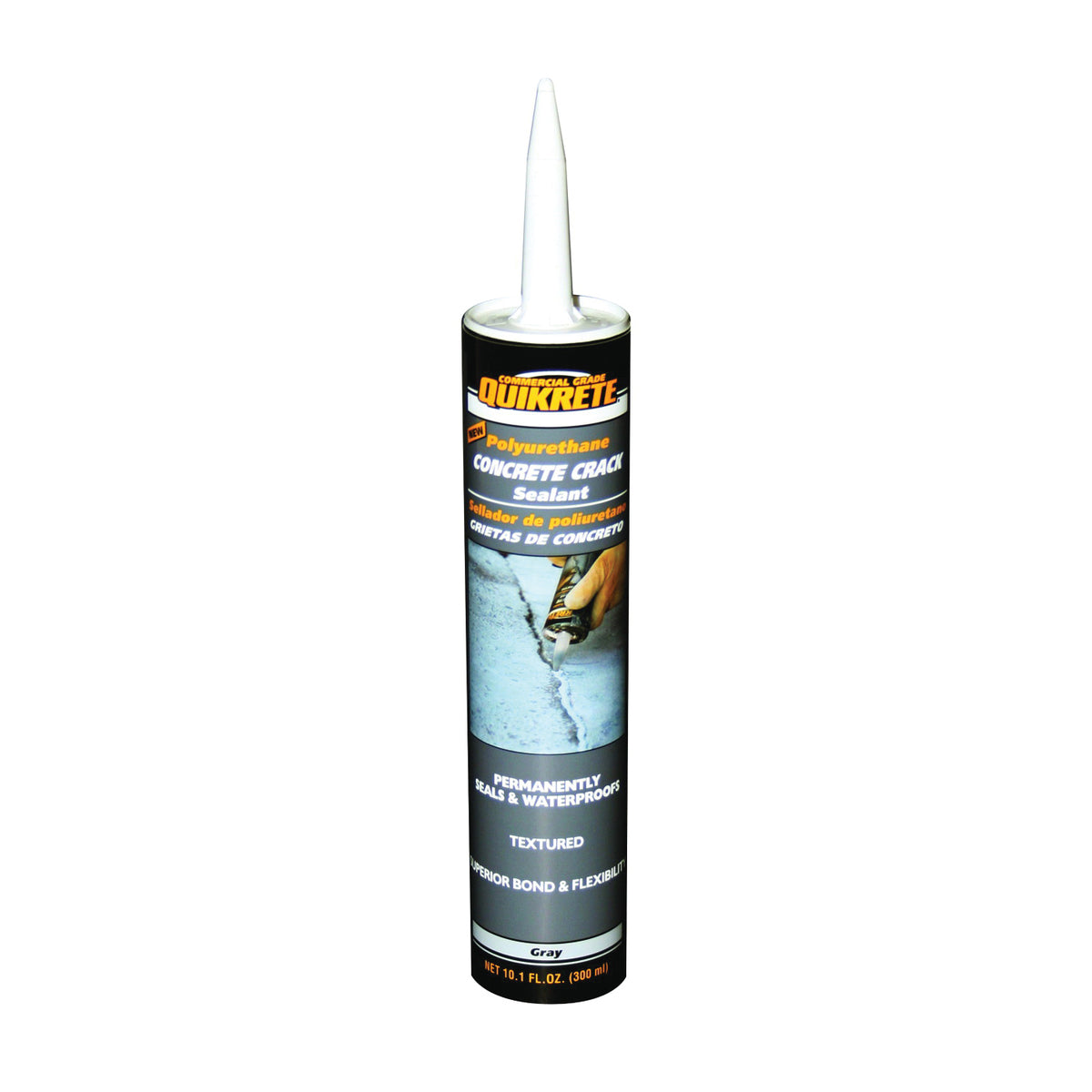 Quikrete 8620-17 Crack Sealant, Gray, 10.1 oz Caulking Tube
