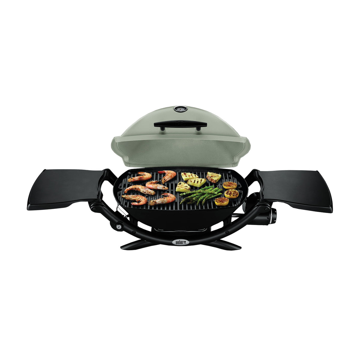 Weber 54060001 Q 2200 Gas Grill, 12,000 Btu/hr BTU, Liquid Propane, 1 -Burner, 280 sq-in Primary Cooking Surface