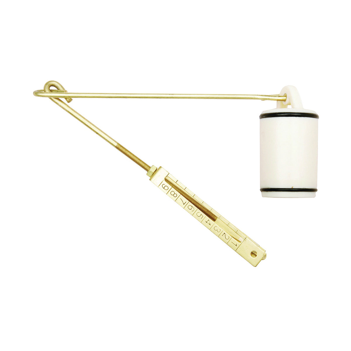 Plumb Pak PP606-23 Linkage Assembly, Brass, White, For: Trip-Lever 6 in Eye Wire, #10 to #32 Eye Bolts