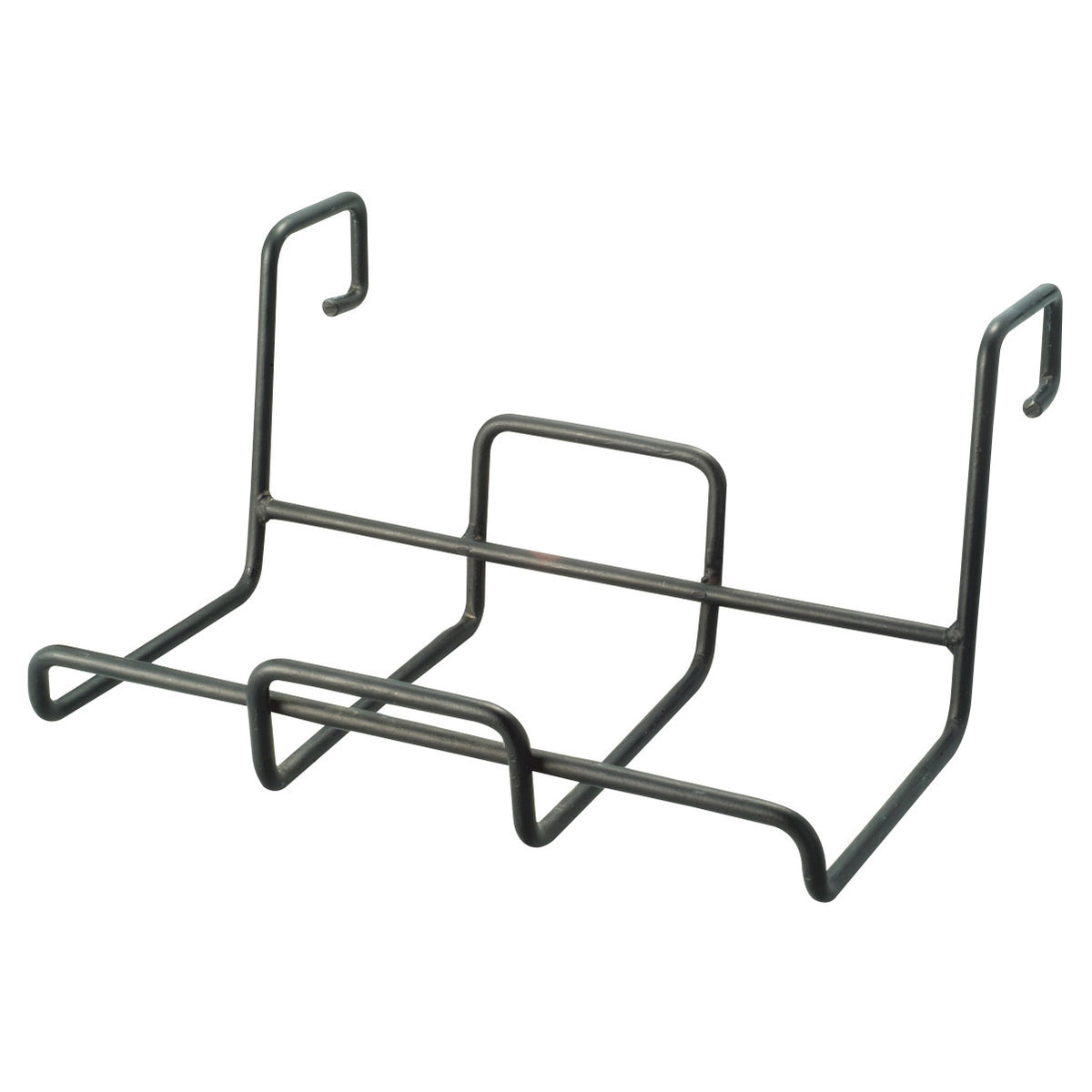 Landscapers Select GB-4327 Square Planter Holder with Hanger, Steel, Black, Powder coated