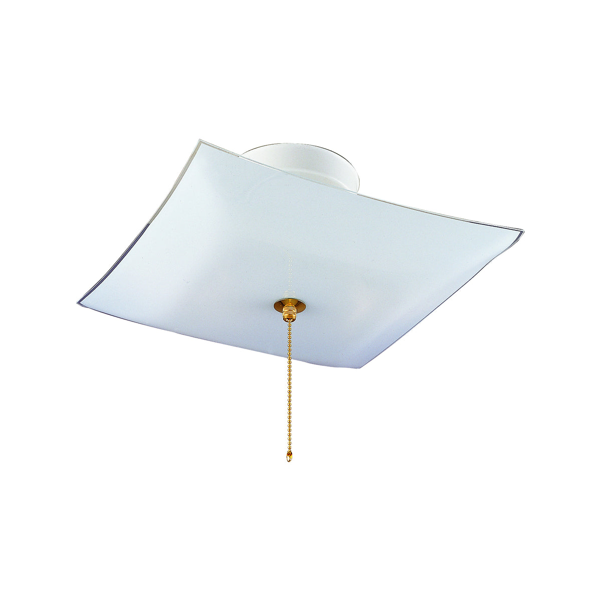 Boston Harbor F98WH02SW-1264H3L Two Light Ceiling Fixture With Pull Chain, 120 V, 60 W, 2-Lamp, A19 or CFL Lamp