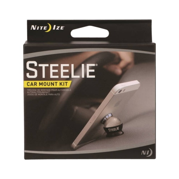 Nite Ize STCK-11-R8 Dash-Mount Kit, Black/Silver, Dash Mounting