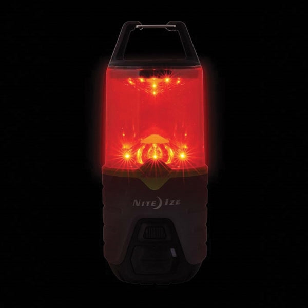 Nite Ize R300RL-17-R8 Rechargeable Lantern, Rechargeable Battery, LED Lamp, Red/White Light