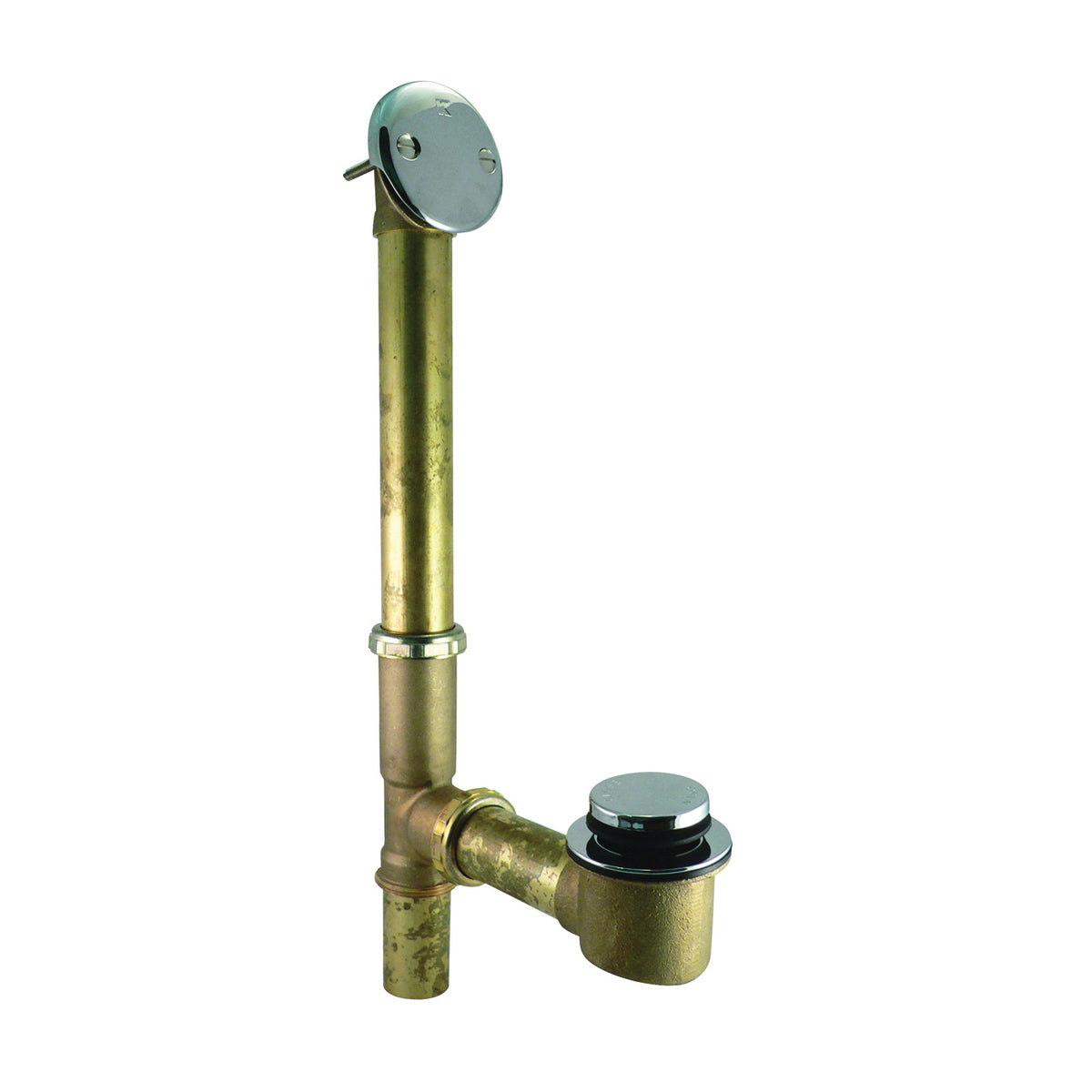 Keeney 612RB Bath Drain Assembly, Brass, Chrome