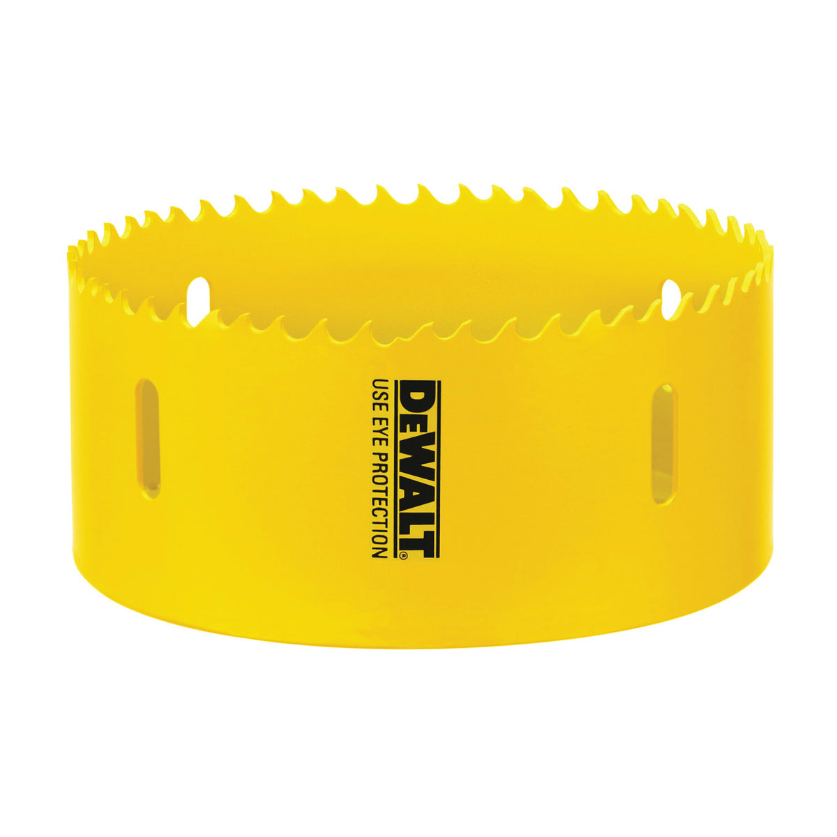 DeWALT D180076 Hole Saw, 4-3/4 in Dia, 1-13/16 in D Cutting, 5/8-18 Arbor, 4/5 TPI, HSS Cutting Edge