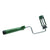 WOOSTER SHERLOCK R017-4 Roller Frame, 4 in L Roller, Polypropylene Handle, Threaded Handle, Green Handle