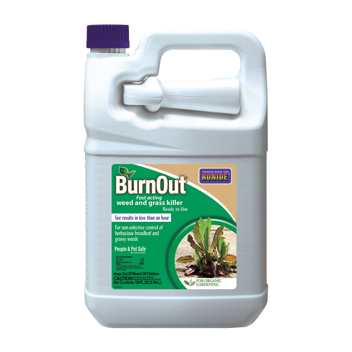 Bonide 7492 Weed and Grass Killer, Liquid, Light Yellow/White, 1 gal
