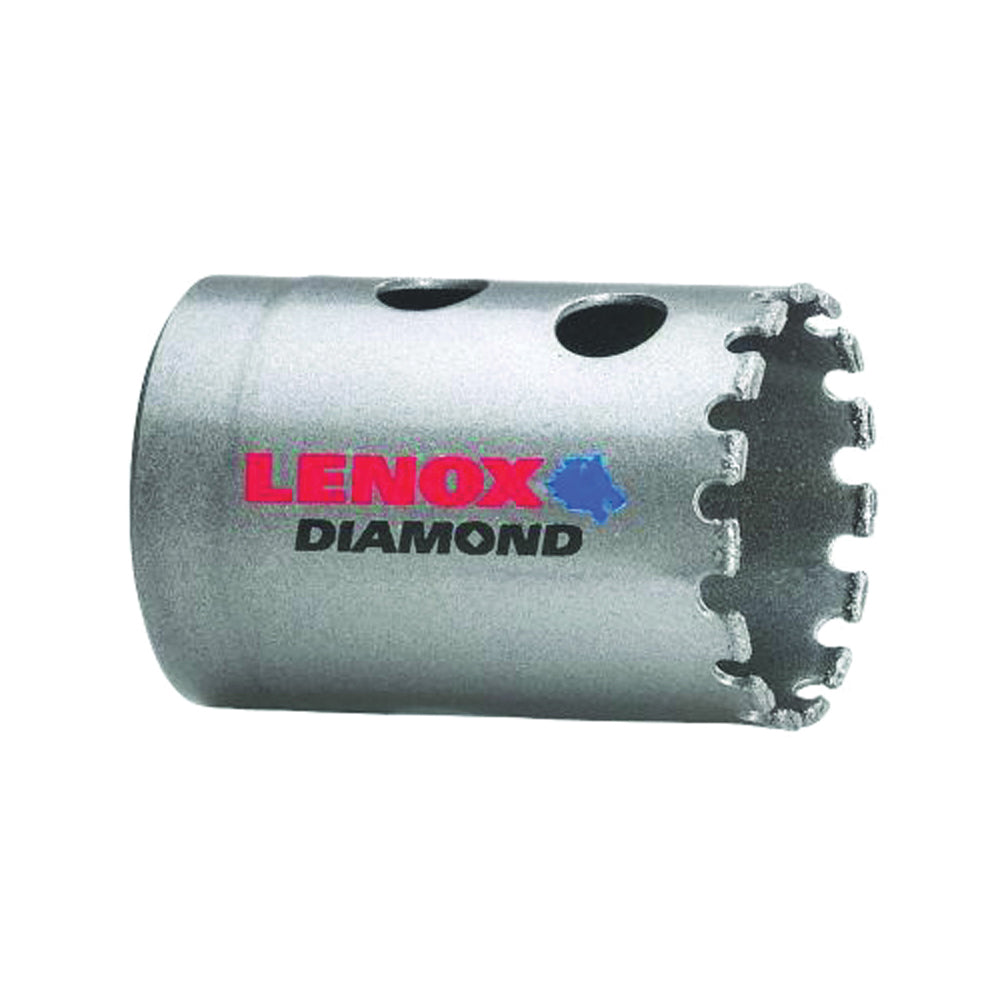 Lenox Diamond 1211722DGHS Hole Saw, 1-3/8 in Dia, 1-5/8 in D Cutting