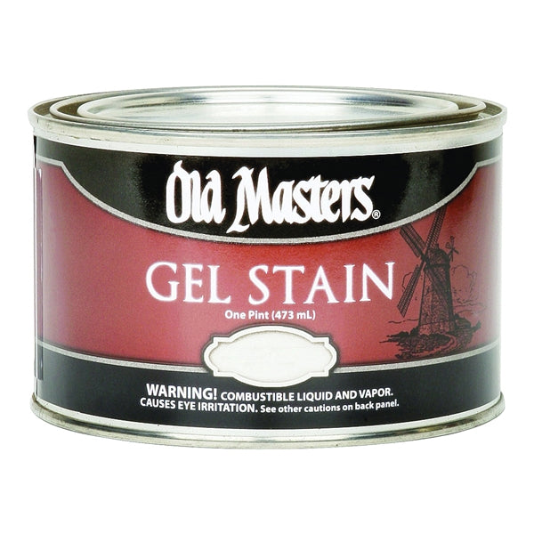 Old Masters 81608 Gel Stain, Natural Walnut, Liquid, 1 pt, Can