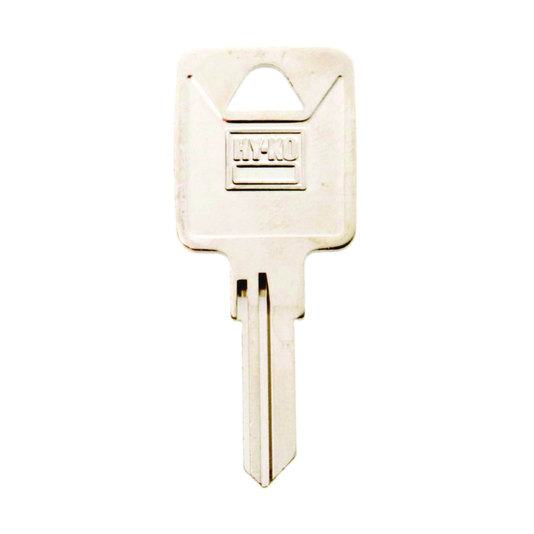 HY-KO 11010TM3 Key Blank, Brass, Nickel, For: Trimark Cabinet, House Locks and Padlocks