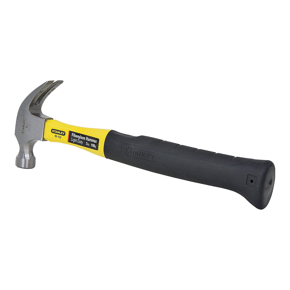 STANLEY STHT51346 Nailing Hammer, 7 oz Head, Curved Claw Head, HCS Head, 12 in OAL