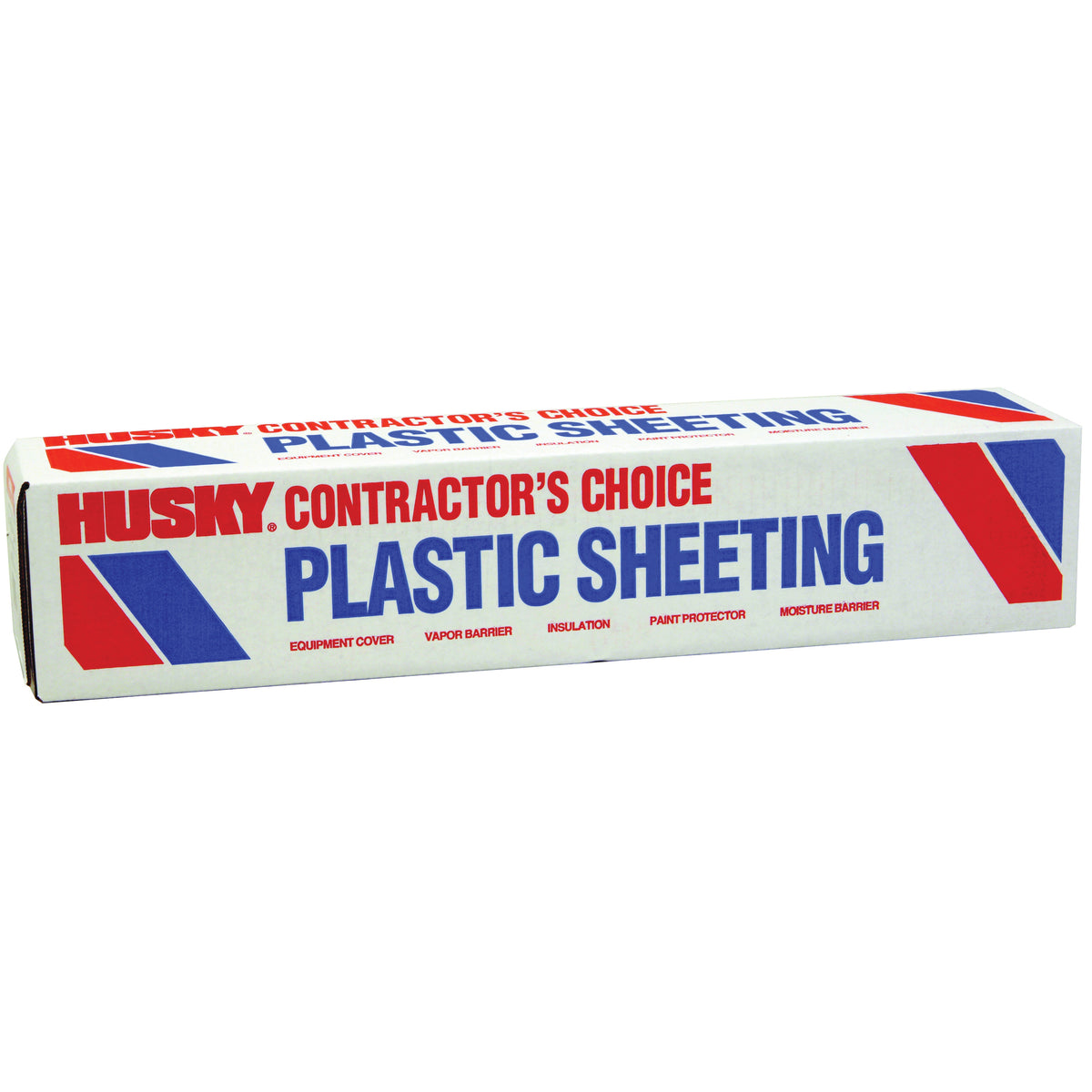 POLY-AMERICA CF00712-0400C Painter&#39;s Sheeting, 400 ft L, 12 ft W, Clear