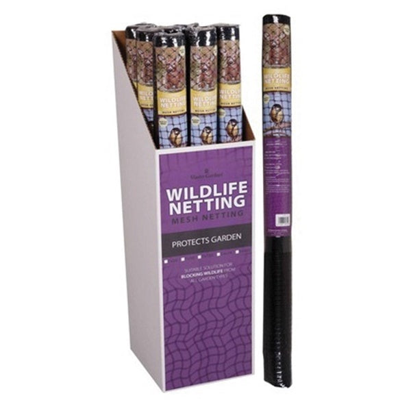 Master Gardner 710 Wildlife Netting, 20 ft L, 7 ft W