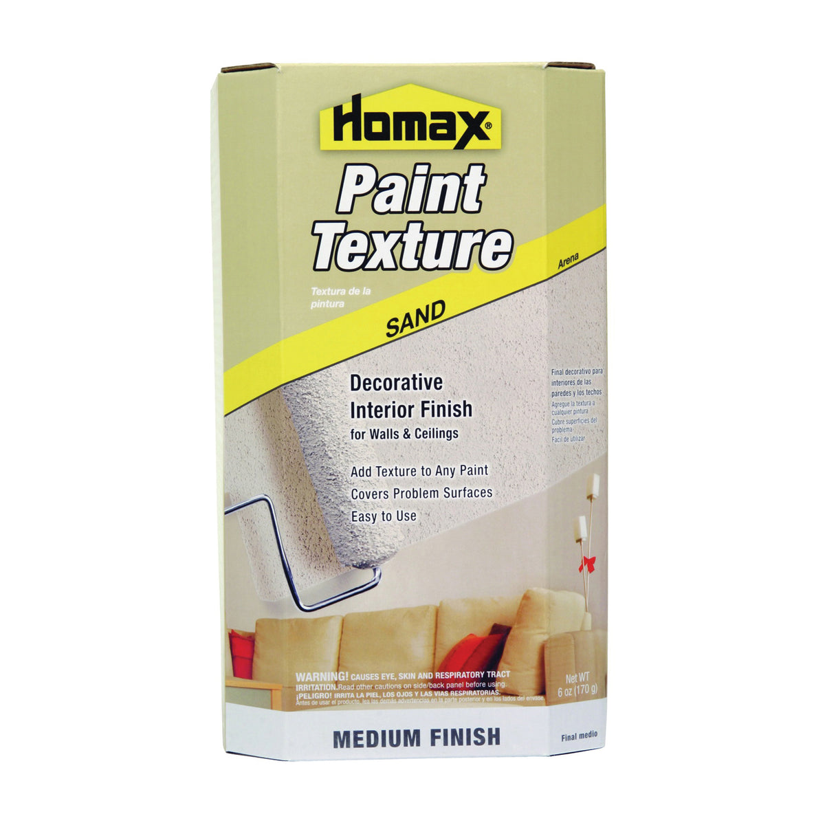 Homax 8474 Paint Additive, Solid, Gray/White, 6 oz