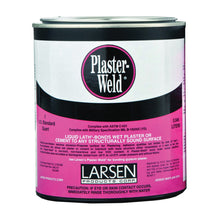 Load image into Gallery viewer, Larsen Plaster-Weld PWQ06 Bonding Agent, Liquid, Low to Slight Acetic, Pink, 1 qt Pail
