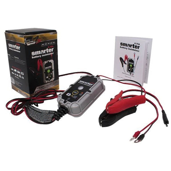 SMARTECH IC-750 Trickle Battery Charger, 0.75 A Charge, Black
